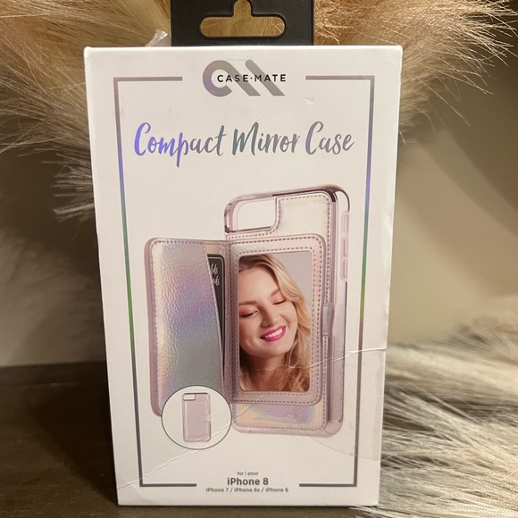 BRAND NEW in box compact mirror case for Iphone 8/7/6/6s - Picture 1 of 4